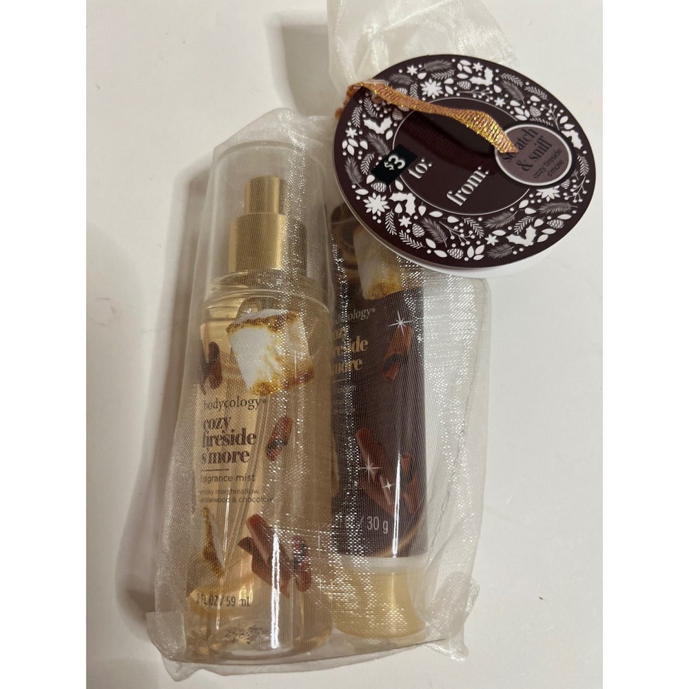 Bodycology Cozy Fireside S'more Fragrance Mist & Hand Cream Gift Set
